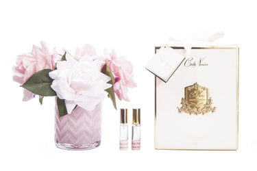 Herringbone Flower - Pink - Pink Roses - HCF03 (Carton of 2)
